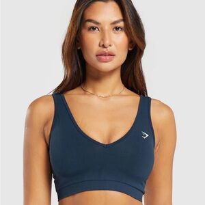 NWT Gymshark Everyday Seamless Sports Bra Navy Size Small